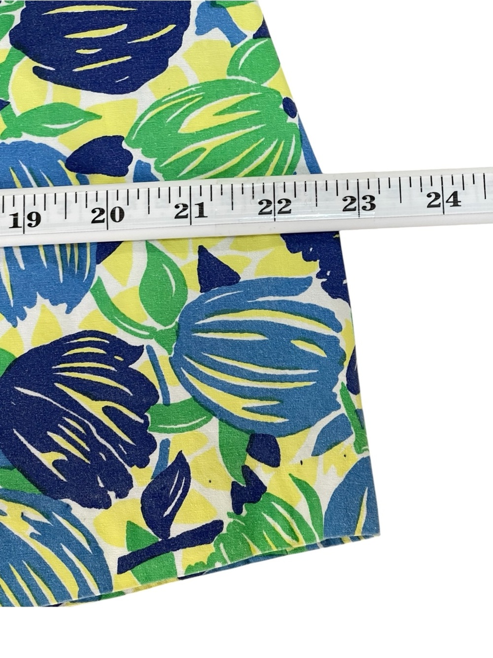 Lilly Pulitzer Vintage Women’s Size 8 Pleated Skirt Floral Green Blue - Picture 4 of 14
